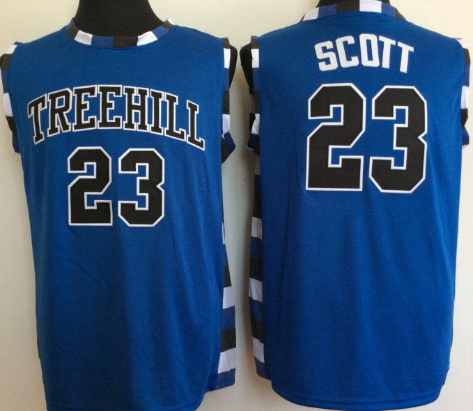 NCAA Men One Tree Hill Ravens Blue #23 scott->more ncaa teams->NCAA Jersey